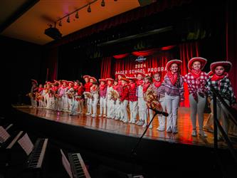 students performing cultural performance