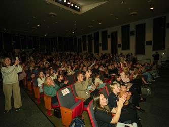 shot of audience in attendance 