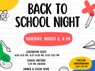 2024 back to school night